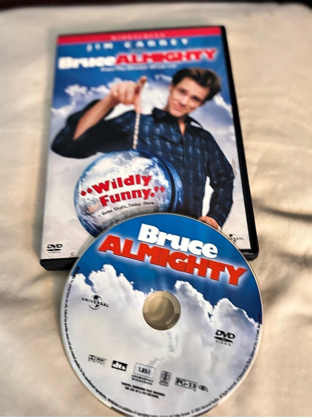 Universal Studios Bruce Almighty DVD Movie Disc